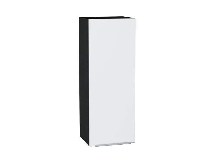 Шкаф верхний Фьюжн 350Н Silky White / Graphite