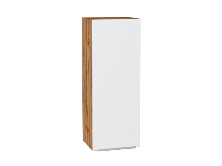 Шкаф верхний Фьюжн 350Н Silky White / Дуб Вотан