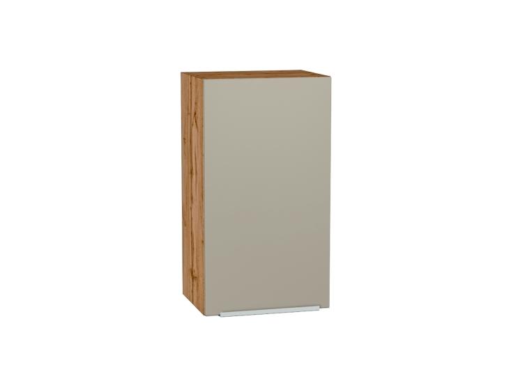 Шкаф верхний Фьюжн 400 Silky Grey / Дуб Вотан