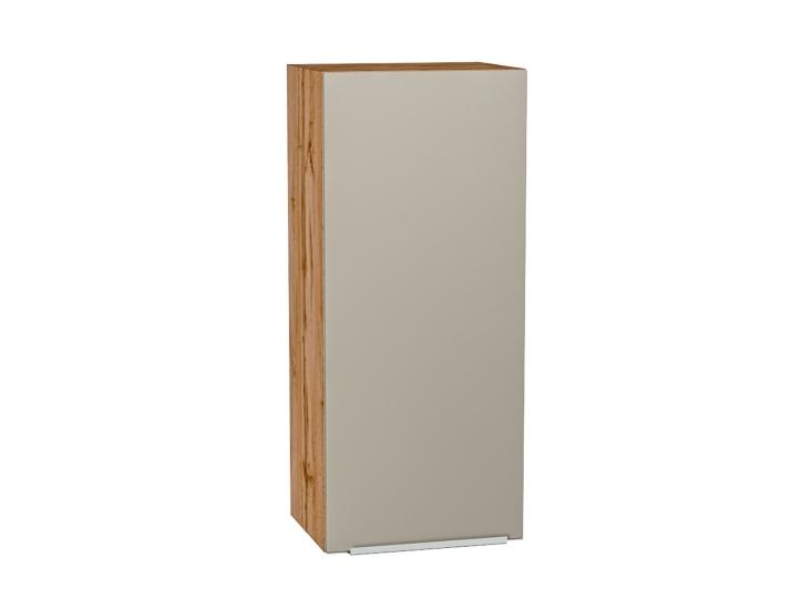 Шкаф верхний Фьюжн 400Н Silky Grey / Дуб Вотан