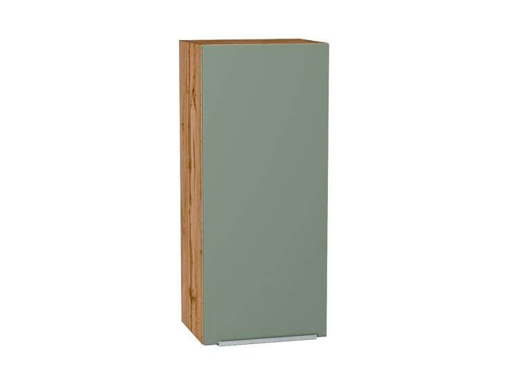 Шкаф верхний Фьюжн 400Н Silky Mint / Дуб Вотан