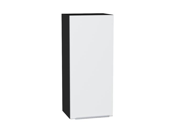 Шкаф верхний Фьюжн 400Н Silky White / Graphite