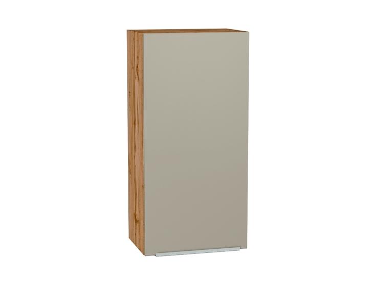 Шкаф верхний Фьюжн 450Н Silky Grey / Дуб Вотан