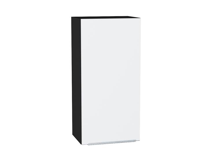 Шкаф верхний Фьюжн 450Н Silky White / Graphite