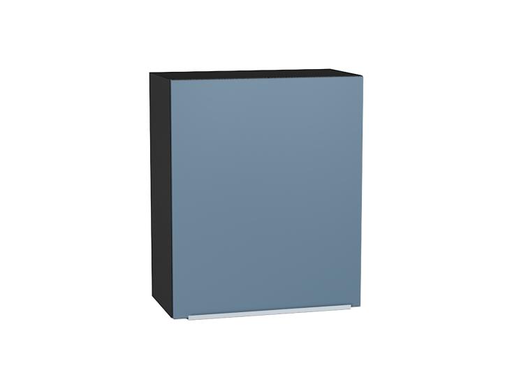 Шкаф верхний Фьюжн 600М Silky Blue / Graphite