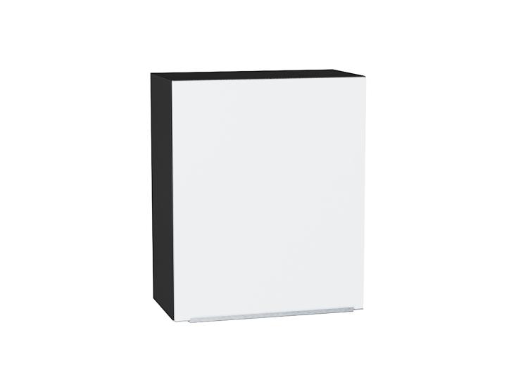 Шкаф верхний Фьюжн 600М Silky White / Graphite