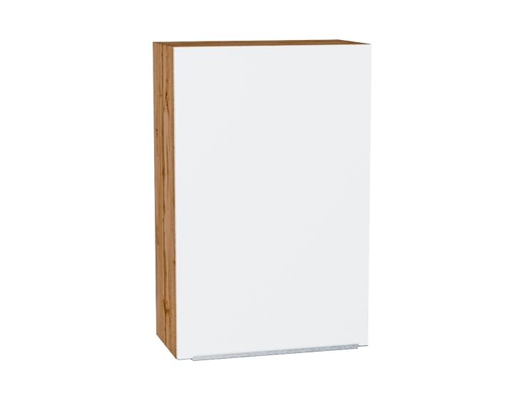 Шкаф верхний Фьюжн 600МН Silky White / Дуб Вотан