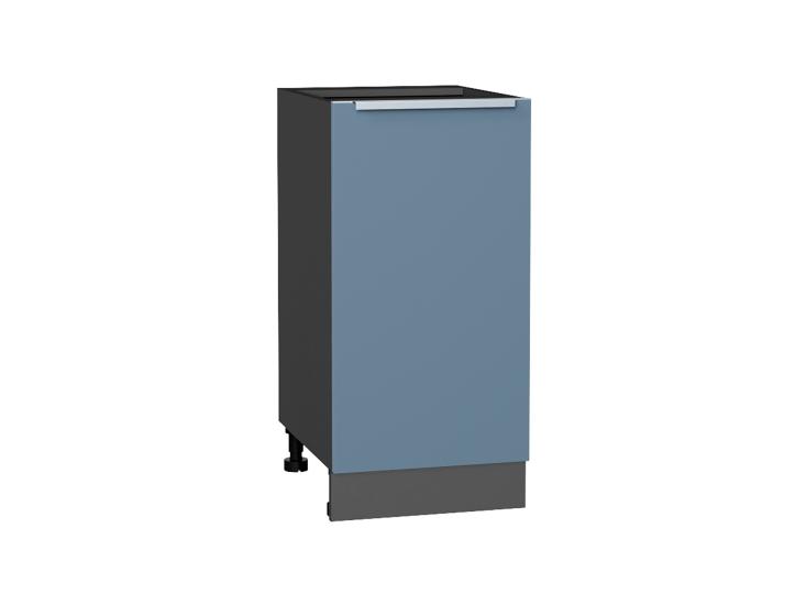 Шкаф нижний Фьюжн 400 Silky Blue / Graphite
