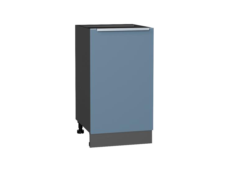 Шкаф нижний Фьюжн 450 Silky Blue / Graphite