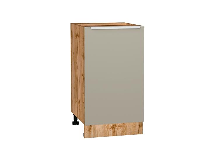 Шкаф нижний Фьюжн 450 Silky Grey / Дуб Вотан