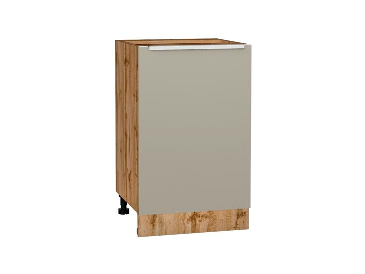 Шкаф нижний Фьюжн 500 Silky Grey / Дуб Вотан