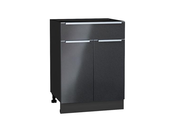 Шкаф нижний с 1 ящиком Фьюжн 601М Anthracite / Graphite