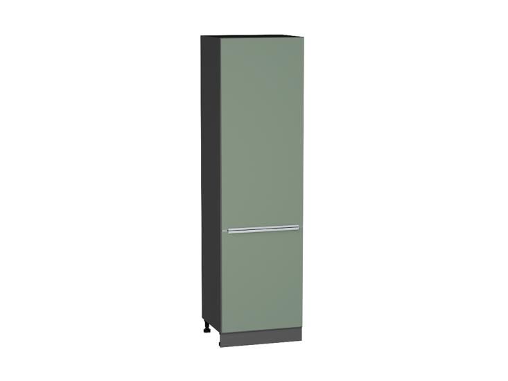 Шкаф пенал Фьюжн 600 (для верхних шкафов 720) Silky Mint / Graphite