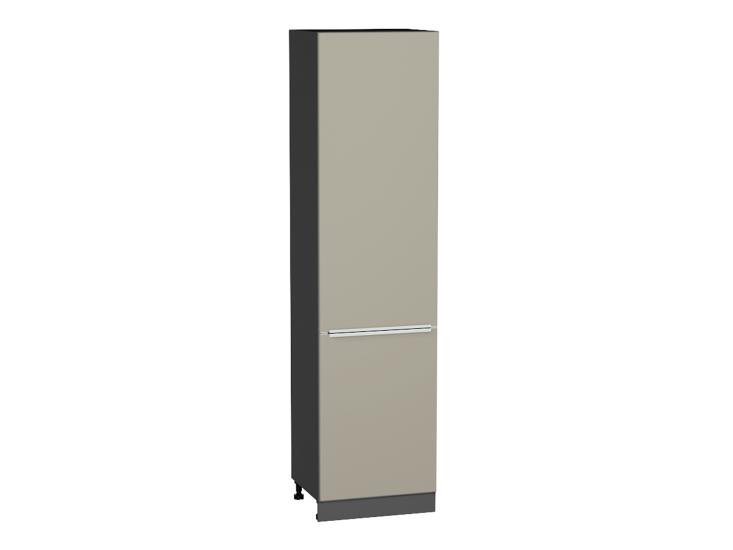 Шкаф пенал Фьюжн 600Н (для верхних шкафов 920) Silky Grey / Graphite