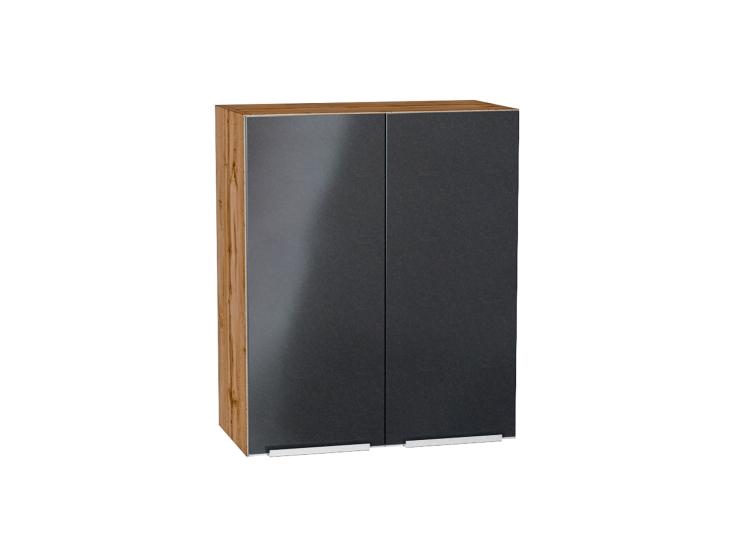 Шкаф верхний Фьюжн 600 Anthracite / Дуб Вотан