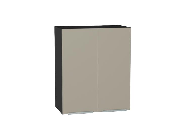 Шкаф верхний Фьюжн 600 Silky Grey / Graphite