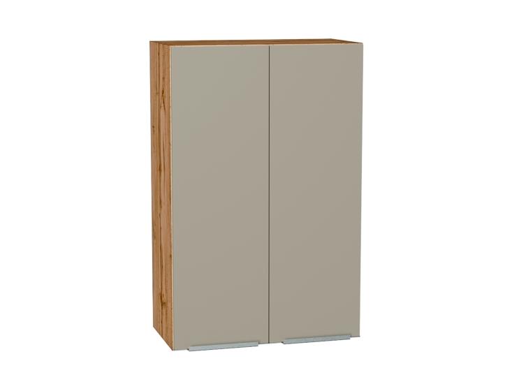 Шкаф верхний Фьюжн 600Н Silky Grey / Дуб Вотан