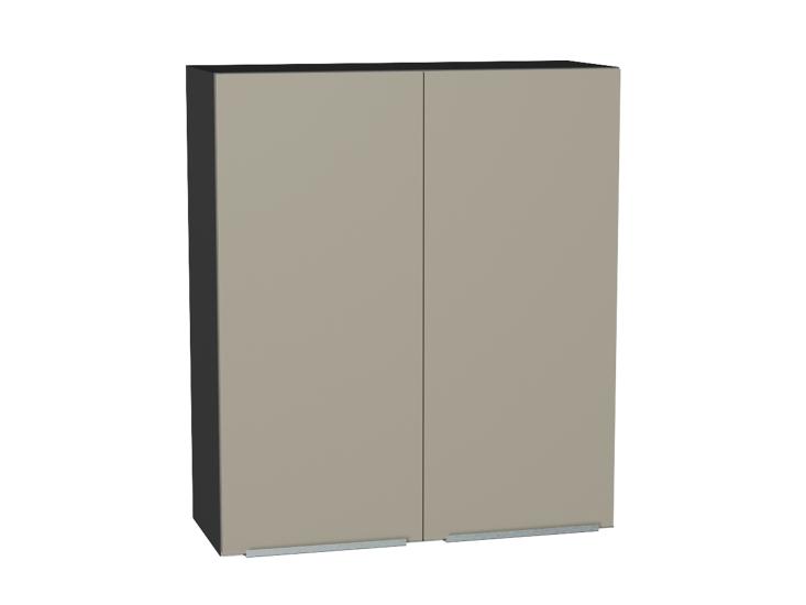 Шкаф верхний Фьюжн 800Н Silky Grey / Graphite