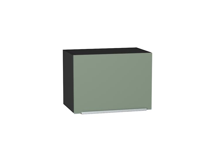 Шкаф верхний горизонтальный Фьюжн 500 Silky Mint / Graphite