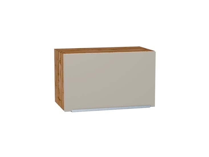 Шкаф верхний горизонтальный Фьюжн 600 Silky Grey / Дуб Вотан