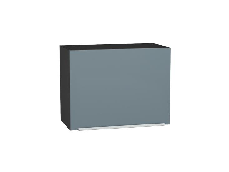 Шкаф верхний горизонтальный Фьюжн 600Н Silky Blue / Graphite