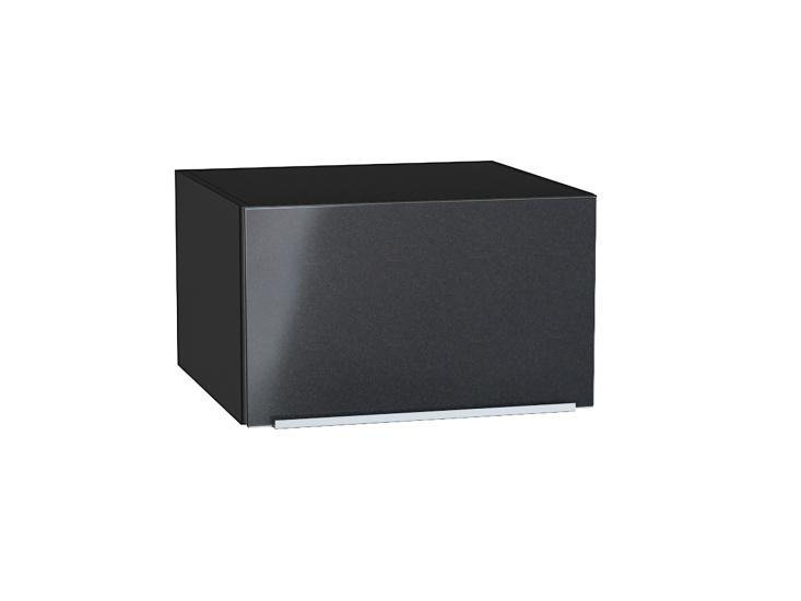 Шкаф верхний горизонтальный с увеличенной глубиной Фьюжн 610 Anthracite / Graphite