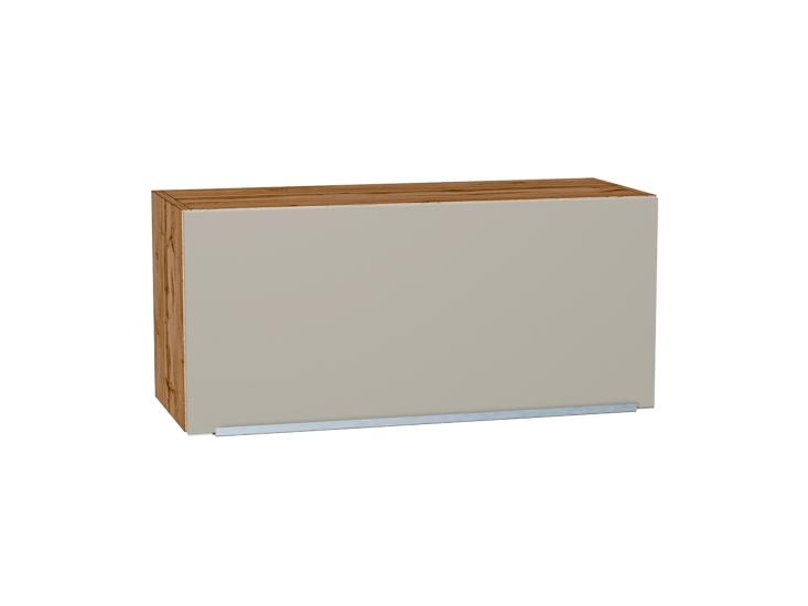 Шкаф верхний горизонтальный Фьюжн 800 Silky Grey / Дуб Вотан