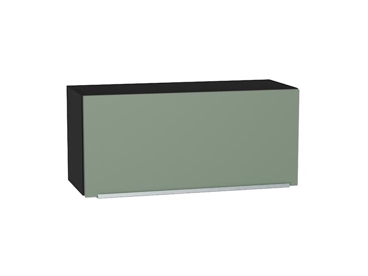 Шкаф верхний горизонтальный Фьюжн 800 Silky Mint / Graphite