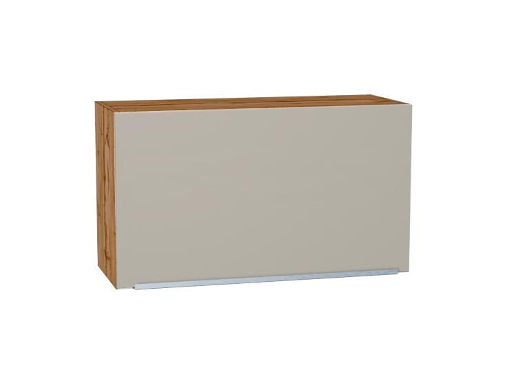 Шкаф верхний горизонтальный Фьюжн 800Н Silky Grey / Дуб Вотан