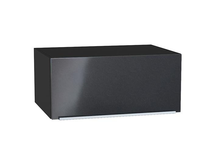 Шкаф верхний горизонтальный с увеличенной глубиной Фьюжн 810 Anthracite / Graphite