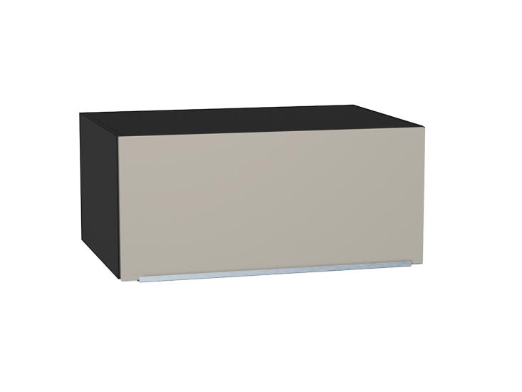 Шкаф верхний горизонтальный с увеличенной глубиной Фьюжн 810 Silky Grey / Graphite