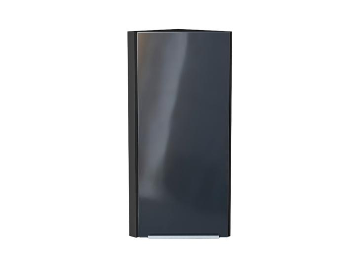 Шкаф верхний торцевой Фьюжн 300Н Anthracite / Graphite