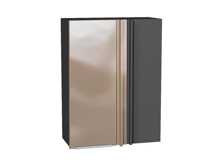 Шкаф верхний прямой угловой Фьюжн 700Н Gallant / Graphite