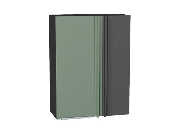 Шкаф верхний прямой угловой Фьюжн 700Н Silky Mint / Graphite