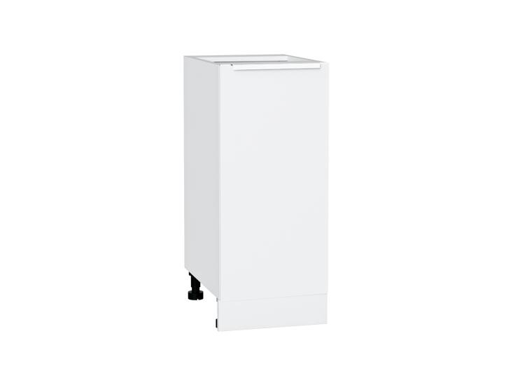 Шкаф нижний Фьюжн 350 Silky White / Белый