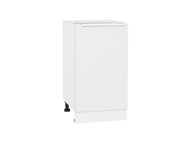 Шкаф нижний Фьюжн 450 Silky White / Белый