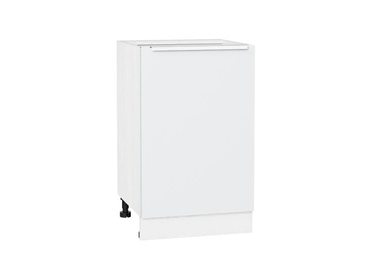 Шкаф нижний Фьюжн 500 Silky White / Белый
