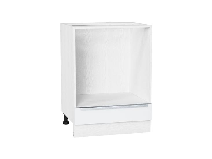 Шкаф под духовку Фьюжн 600 Silky White / Белый