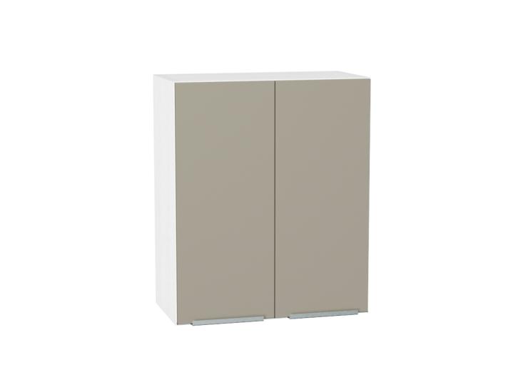 Шкаф верхний Фьюжн 600 Silky Grey / Белый