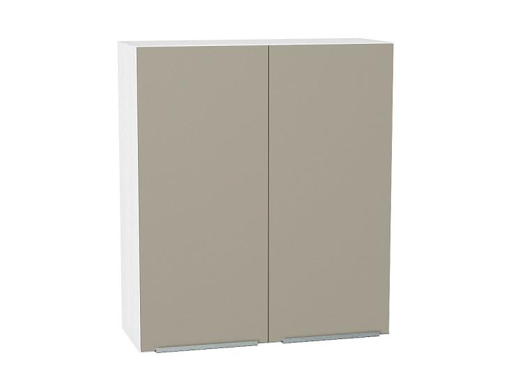 Шкаф верхний Фьюжн 800Н Silky Grey / Белый