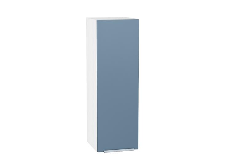 Шкаф верхний Фьюжн 300Н Silky Blue / Белый