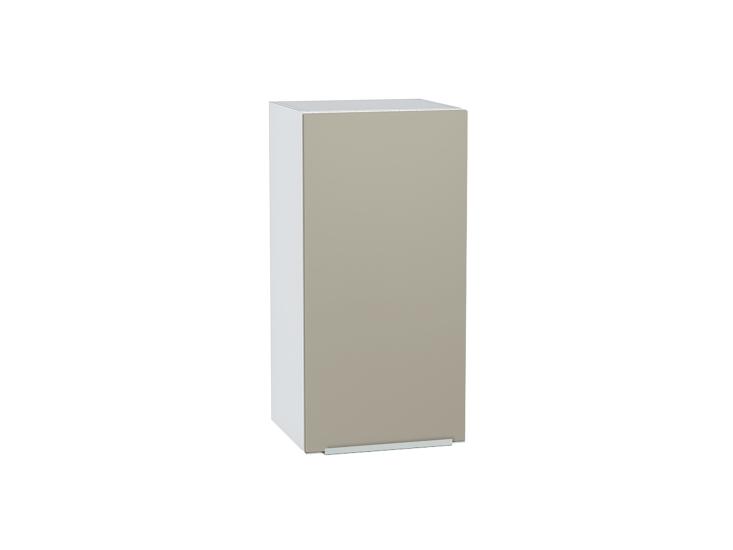 Шкаф верхний Фьюжн 350 Silky Grey / Белый