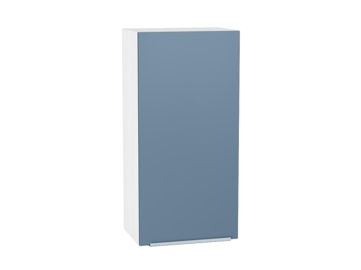 Шкаф верхний Фьюжн 400Н Silky Blue / Белый