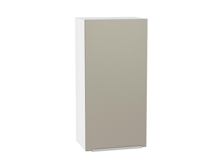 Шкаф верхний Фьюжн 400Н Silky Grey / Белый