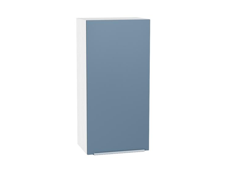 Шкаф верхний Фьюжн 450Н Silky Blue / Белый