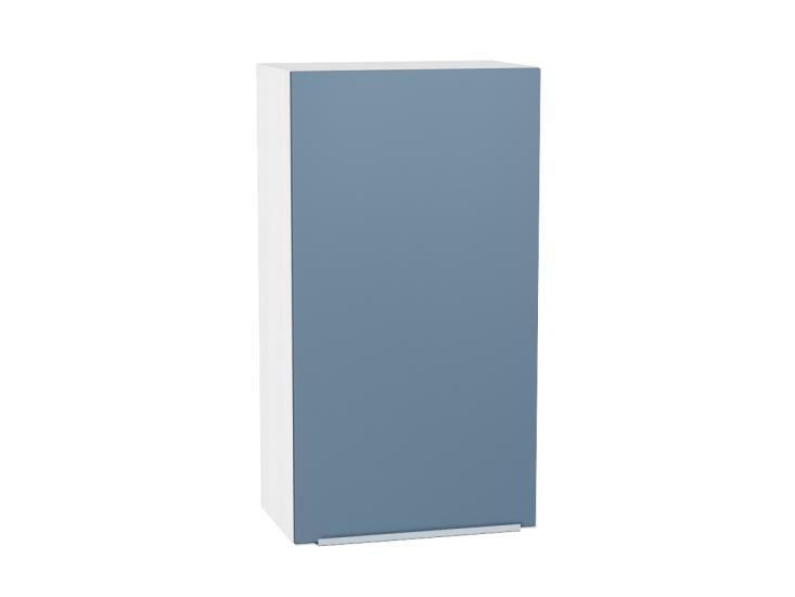 Шкаф верхний Фьюжн 500Н Silky Blue / Белый