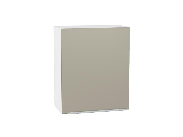 Шкаф верхний Фьюжн 600М Silky Grey / Белый
