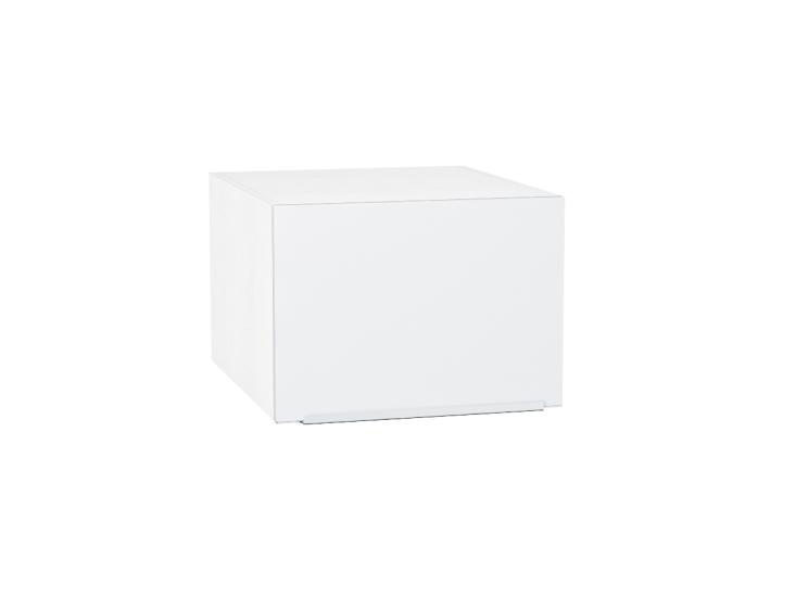 Шкаф верхний горизонтальный с увеличенной глубиной Фьюжн 510 Silky White / Белый