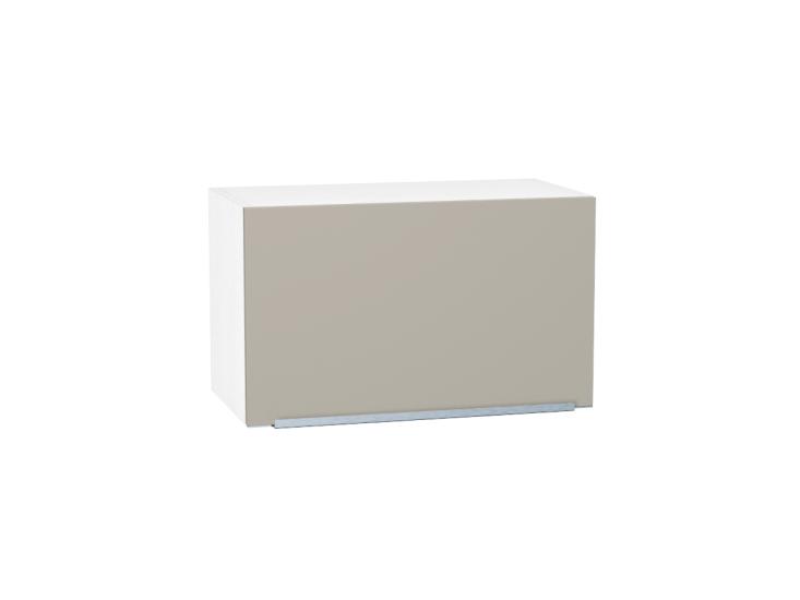 Шкаф верхний горизонтальный Фьюжн 600 Silky Grey / Белый
