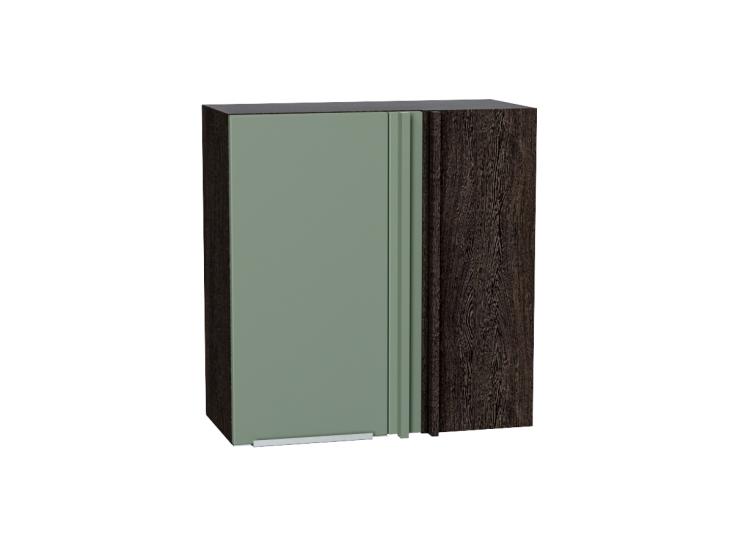 Шкаф верхний прямой угловой Фьюжн 700Н Silky Mint / Белый